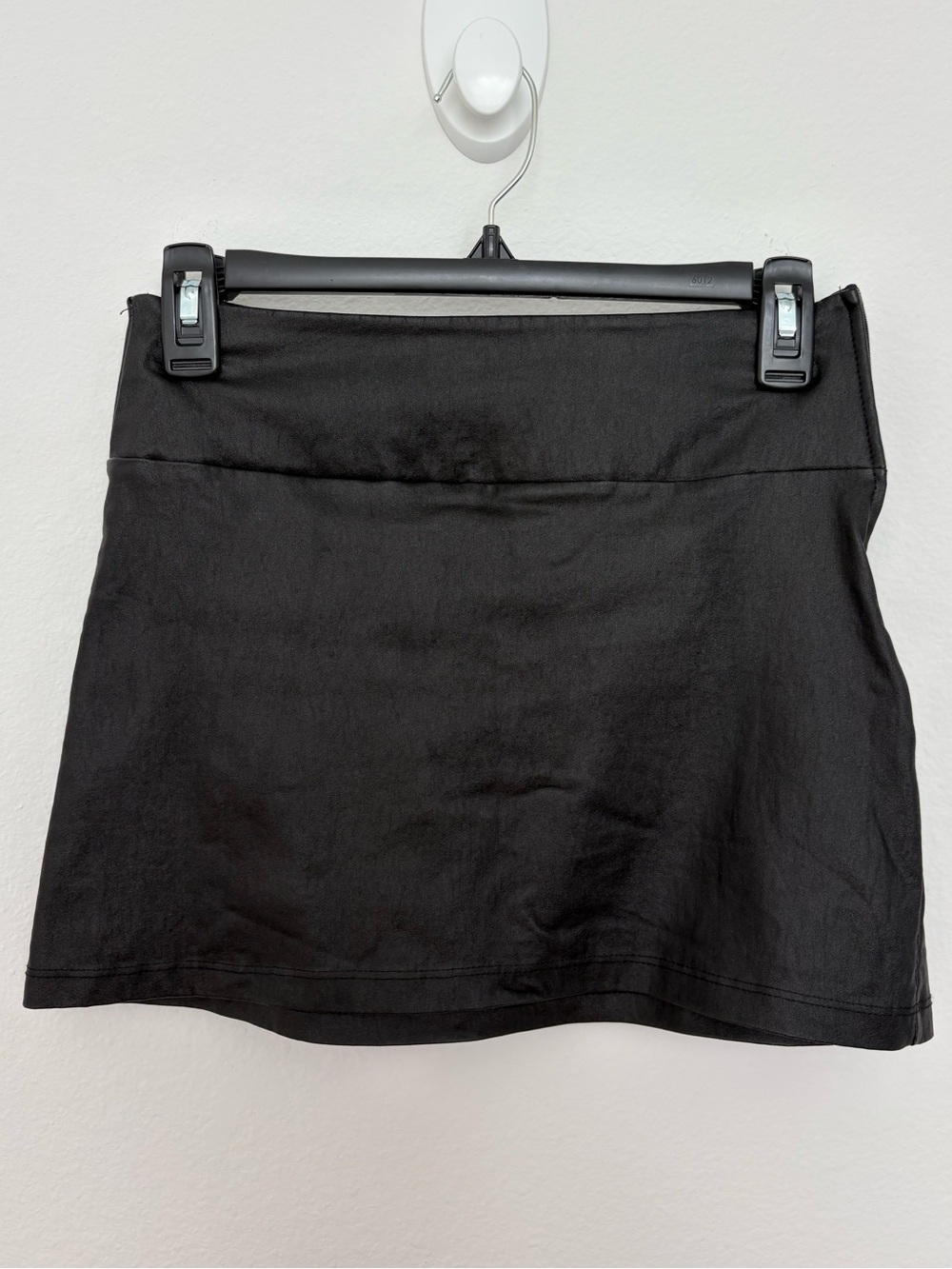 Black Leather Mini Skirt Size Small